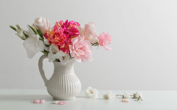 Картинка цветы букеты +композиции гладиолус розы