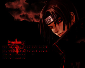 Картинка аниме naruto shinobi uchiha itachi akatsuki