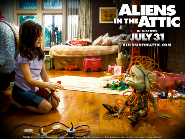 Обои картинки фото кино, фильмы, aliens, in, the, attic