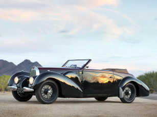 обоя автомобили, классика, 57715, stelvio, gangloff, type, 57c, 1938г, bugatti