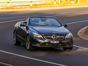 Картинка автомобили mercedes-benz 2013г a207 au-spec cabrio e 250 темный