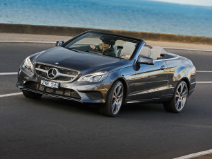 обоя автомобили, mercedes-benz, темный, 2013г, a207, au-spec, cabrio, e, 250