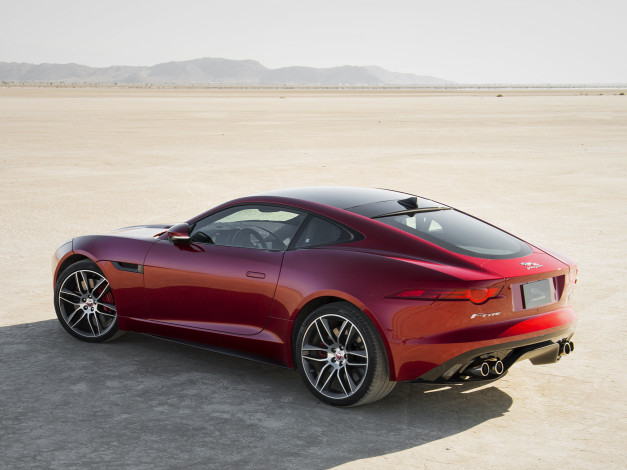 Обои картинки фото автомобили, jaguar, 2015г, coupе, f-type, r, us-spec