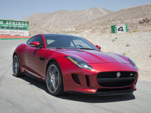 Обои картинки фото автомобили, jaguar, coupе, f-type, r, us-spec, 2015г