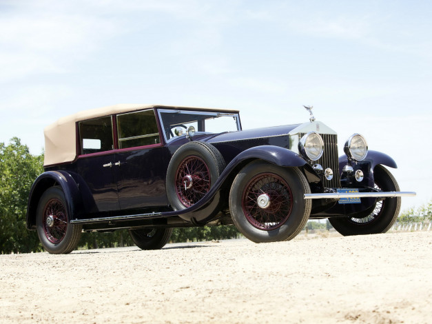 Обои картинки фото автомобили, rolls-royce, phantom, ii, hooper, tourer, all-weather, 1930г