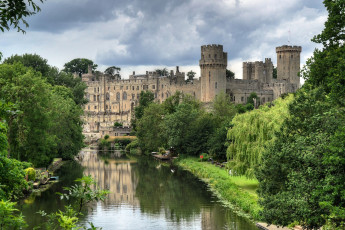 Картинка warwick+castle города замки+англии замок