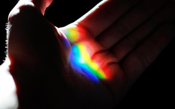 Картинка разное руки спектр радуга рука ладонь