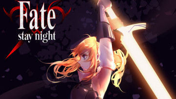 Картинка аниме fate stay+night сейбер