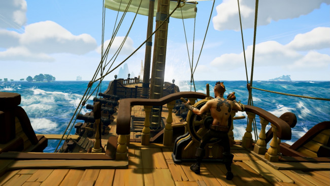 Обои картинки фото sea of thieves, видео игры, море, корабль