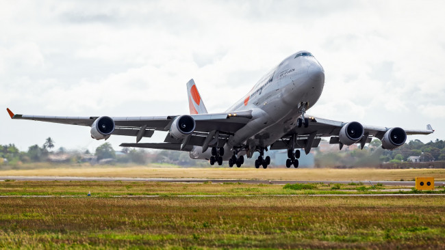 Обои картинки фото boeing 747-481, авиация, пассажирские самолёты, авиалайнер