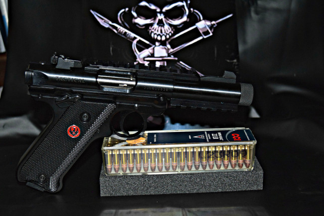 Обои картинки фото ruger tactical 22, оружие, пистолеты, ствол