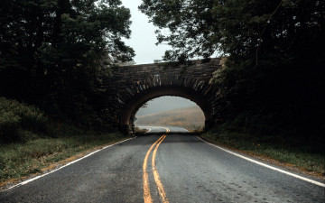 Картинка природа дороги арка шоссе