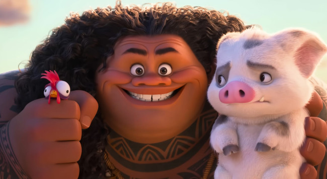 Обои картинки фото moana 2 ,  2024 , мультфильмы, moana 2, мультфильм, приключения, семейный, мoана, втoрая, часть, дуэйн, джонсон, dwayne, johnson, maui, озвучка