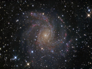 Картинка ngc6946 космос галактики туманности