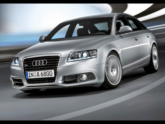 Обои картинки фото 2009, audi, a6, автомобили