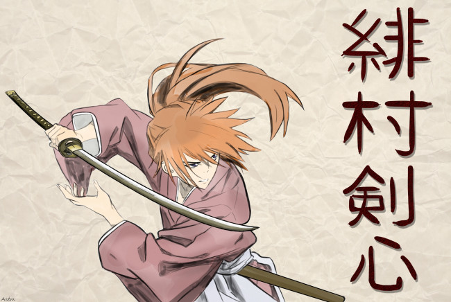 Обои картинки фото аниме, rurouni, kenshin, himura