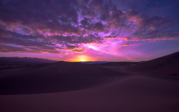 Картинка природа восходы закаты дюны пески рассвет пустыня
