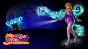 Картинка праздничные хэллоуин девушка взгляд фон ночь