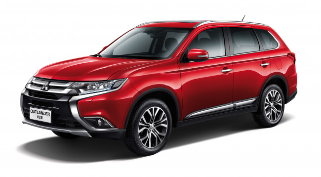 Обои картинки фото автомобили, mitsubishi, outlander, 2016г, cn-spec