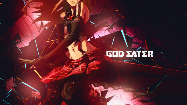 Обои картинки фото аниме, god eater, девушка