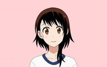 Картинка аниме nisekoi взгляд девушка фон