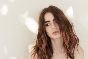 Картинка девушки lily+collins лили коллинз актриса grazia uk 2018 max papendieck мoдeль