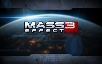 обоя видео игры, mass effect 3, планета