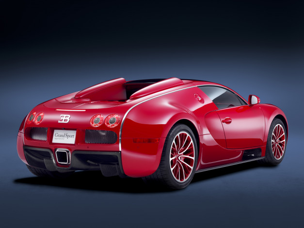 Обои картинки фото bugatti, veyron, grand, sport, roadster, автомобили