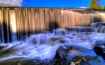 Картинка waterfalls природа водопады каскад река водопад