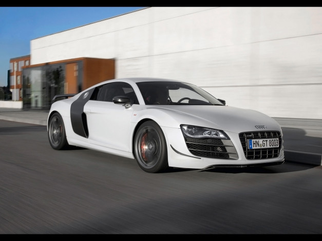 Обои картинки фото audi, r8, gt, at, speed, автомобили, ауди