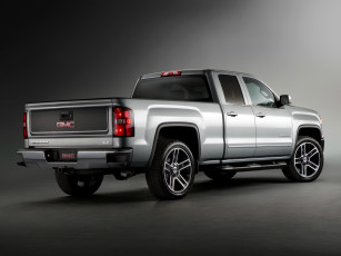 обоя автомобили, gm-gmc, 1500, sierra, 2015г, gmc, серый, carbon, edition, cab, double, sle