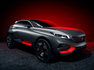 обоя автомобили, peugeot, quartz, темный, 2014г, concept