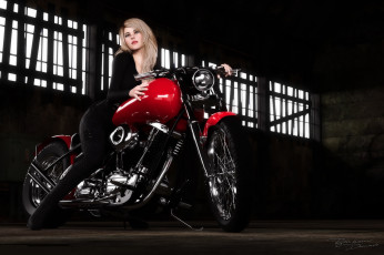 Картинка мотоциклы 3d девушка взгляд мотоцикл