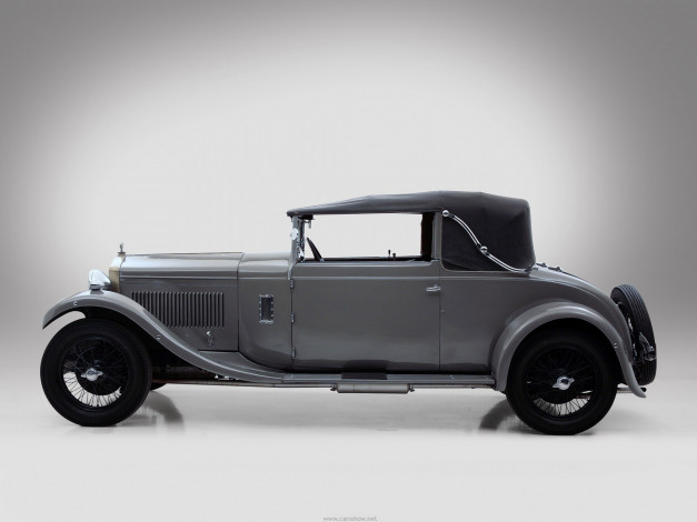 Обои картинки фото 1929-alfa-romeo-6c-1750-turismo-drophead-coupe, автомобили, классика, alfa