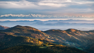 Картинка природа горы пейзаж панорама