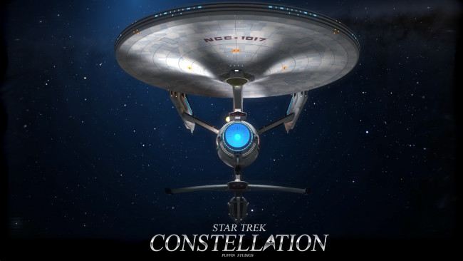 Обои картинки фото видео игры, star trek constellation, космический, корабль, полет, вселенная, звезды