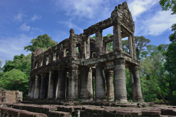 обоя города, - исторические,  архитектурные памятники, камбоджа, святой, храм