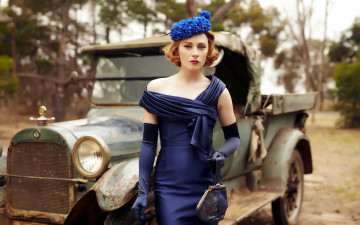 Картинка кино+фильмы the+dressmaker автомобиль старинный сумочка перчатки шляпка