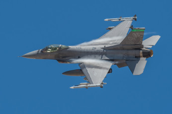 Картинка f-16c авиация боевые+самолёты истребитель