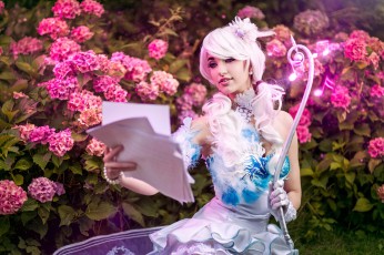 Картинка разное cosplay+ косплей модель природа фея девушка наряд