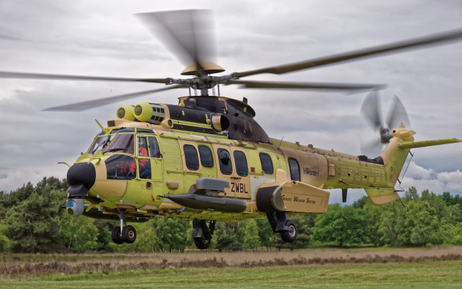 Обои картинки фото eurocopter ec725 caracal, авиация, вертолёты, eurocopter, многоцелевой, вертолет, спасательный, транспортный