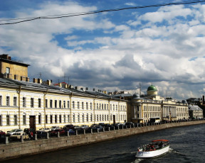 обоя города, санкт, петербург, петергоф, россия