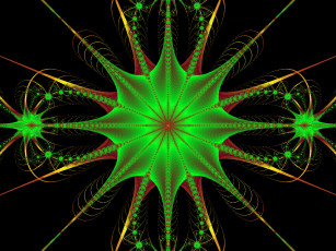 Картинка 3д графика fractal фракталы абстракция узор форма цвет