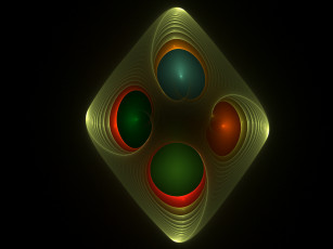 Картинка 3д графика fractal фракталы тёмный узор