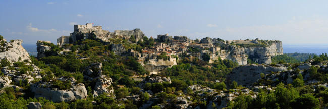 Обои картинки фото baux, de, provence, города, пейзажи, франция