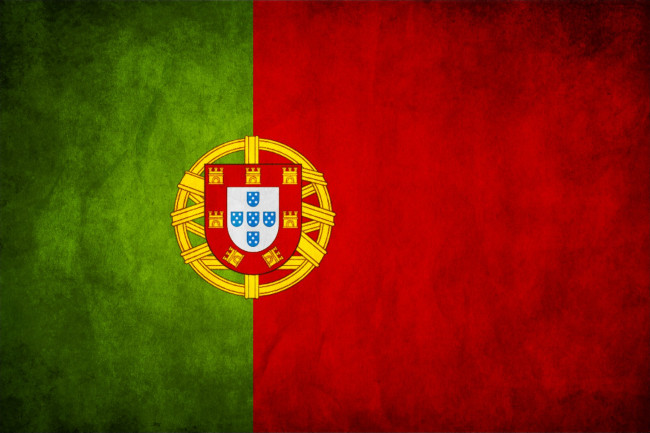Обои картинки фото португалия, разное, флаги, гербы, бордовый, зеленый, герб