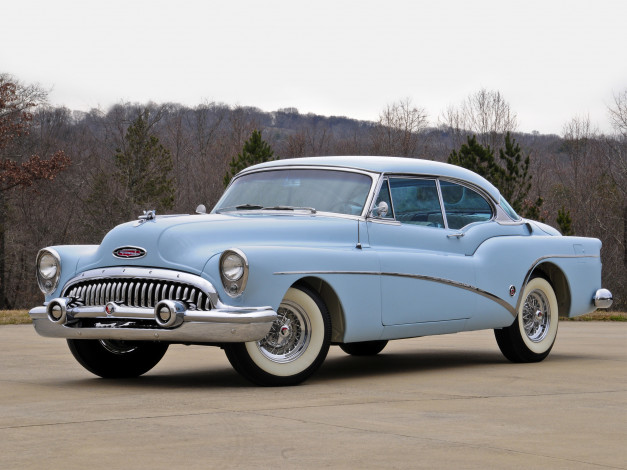 Обои картинки фото автомобили, buick, 1953, skylark, hardtop, prototype