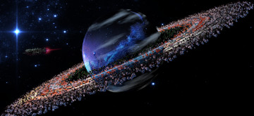Картинка космос арт звезды галактики вселенная планета