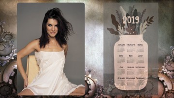 обоя календари, знаменитости, улыбка, актриса, взгляд, женщина