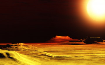 Картинка 3д+графика атмосфера настроение+ atmosphere+ +mood+ планета поверхность